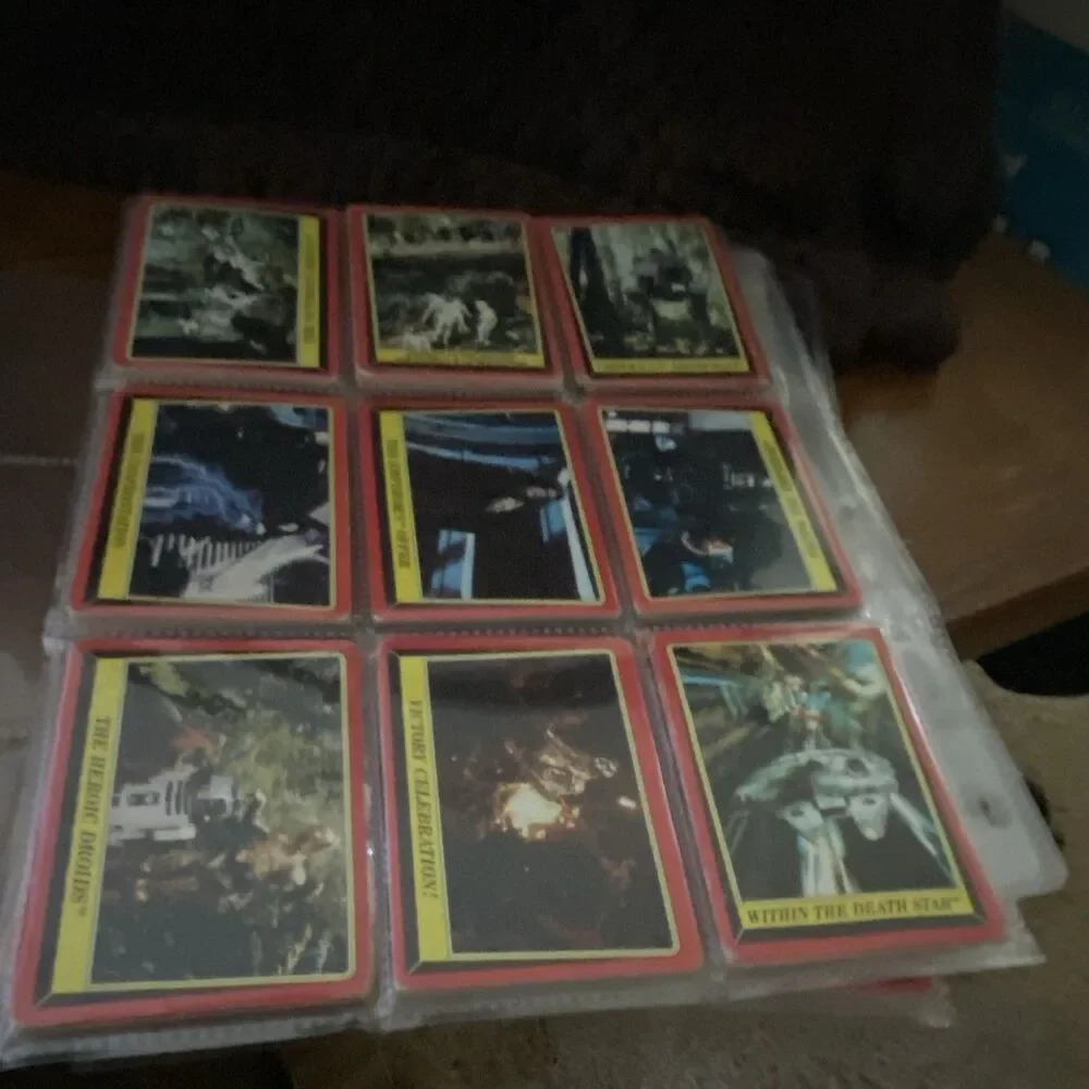 Star Wars Return of the Jedi 1983 Non-Sport Trading Card Lot Topps